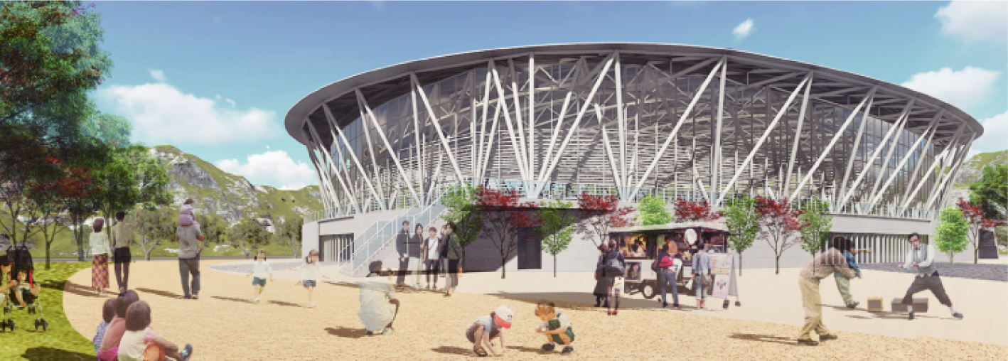 飛翔するアリーナの画像01